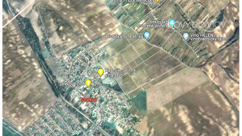 NA PREDAJ - vinice, obec Strekov, výmera 4659 m2
