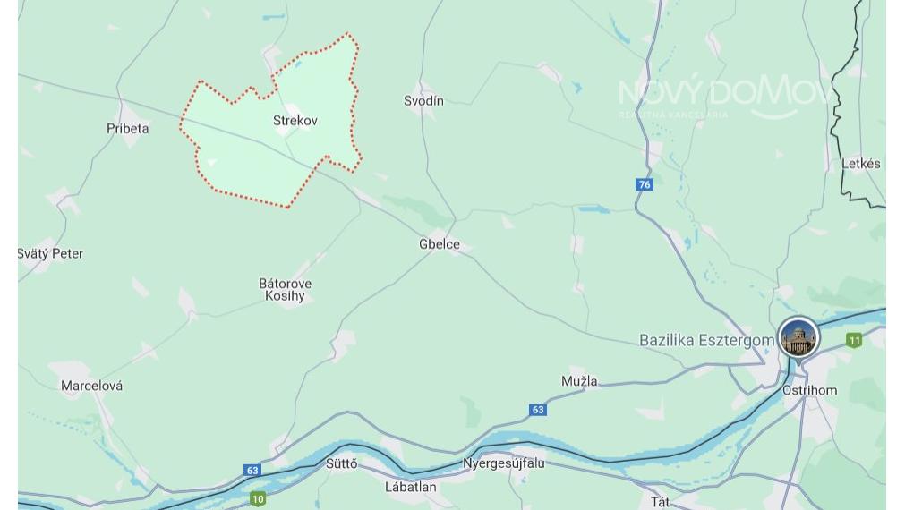 NA PREDAJ - vinice, obec Strekov, výmera 4659 m2