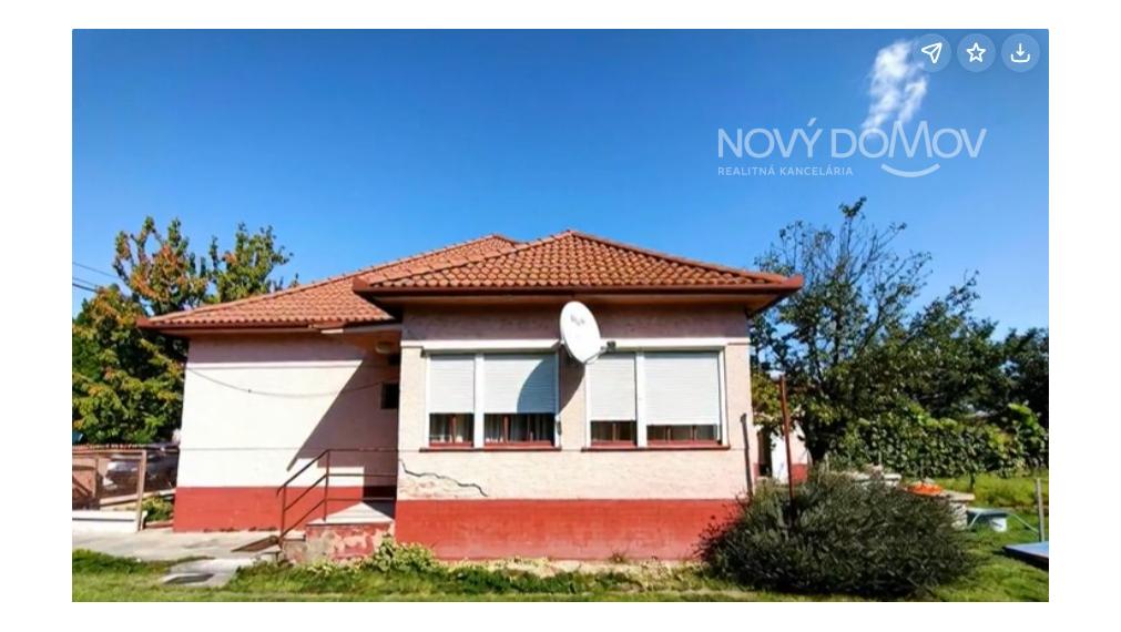 PREDAJ – starší rodinný dom na veľkom pozemku 758 m², Váhovce