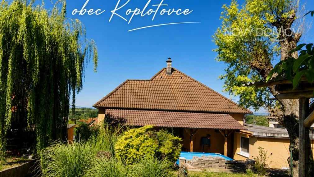 IHNEĎ OBÝVATEĽNÝ | Rodinný dom s garážou a záhradou – Koplotovce
