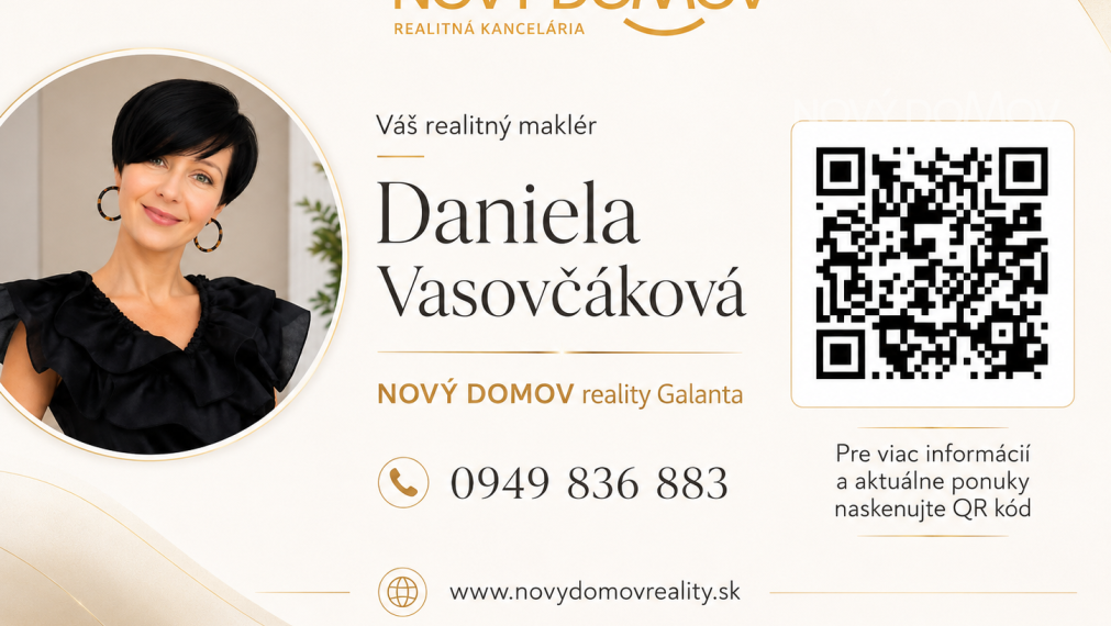 PRENÁJOM | 1-izbový byt 38 m² – Galanta, Štvrť SNP