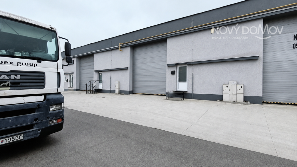 HLOHOVEC – prenájom haly/skladu 600 m², Mierová ulica