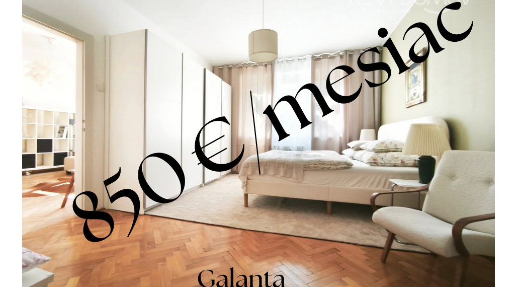 P R E N Á J O M - 850 €/mesiac