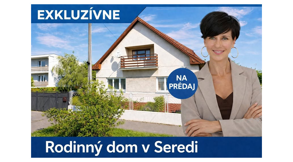 Exkluzívne: Rodinný dom v Seredi–pripravený na rekonštrukciu
