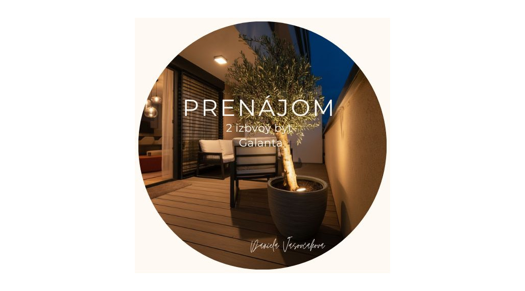 TOP  P R E N Á J O M : Terasa, garáž a luxus v jednom!