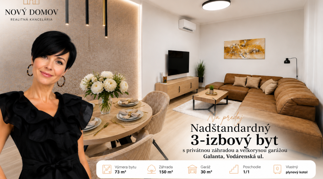 MODERNÉ BÝVANIE S ATMOSFÉROU RODINNÉHO DOMU