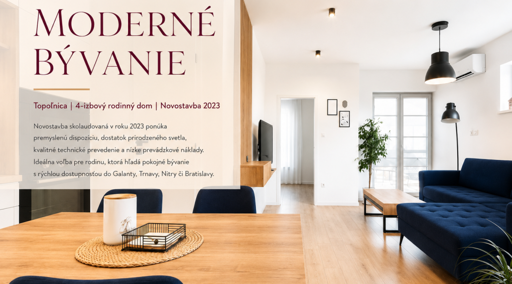 PREDAJ - 4-izbový rodinný dom |  pozemok 333 m²  | 221 000 €