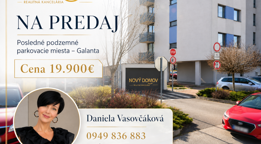 PREDAJ - parkovacie stánie - podzemná garáž