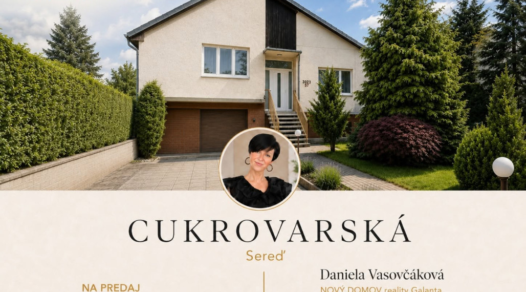 INVESTIČNÁ PRÍLEŽITOSŤ | RD s potenciálom podnikania – Sereď