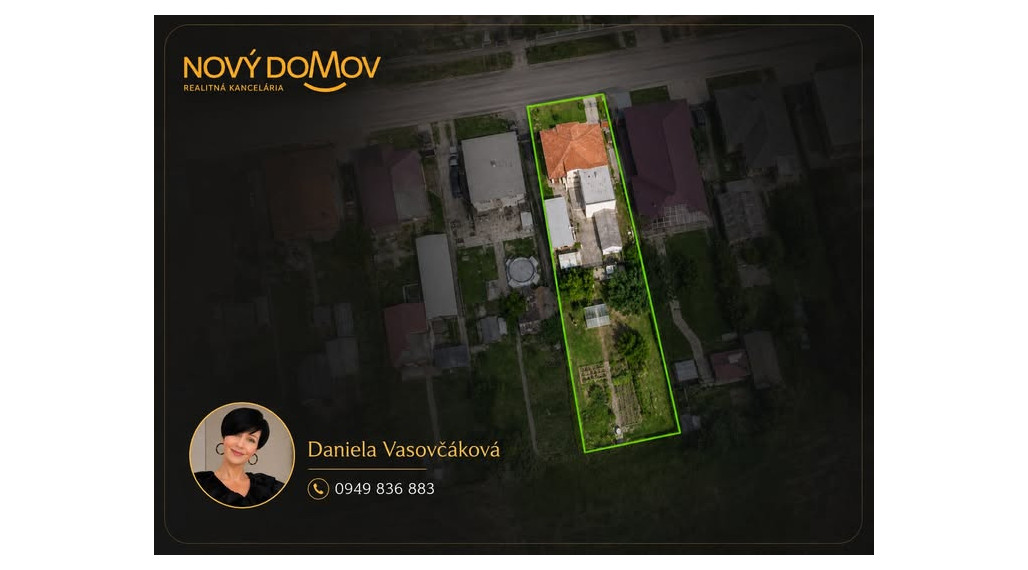 ŠÚROVCE – 5-izbový rodinný dom, pozemok 834 m²