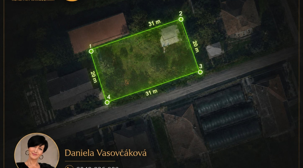 PREDAJ | STAVEBNÝ POZEMOK S GARÁŽOU | KOŠÚTY – 668 m²