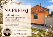 Dom s bazénom, jazierkom a nákladmi len 103€  - obec GÁŇ - fotografia 1