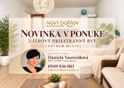 ***REZERVOVANÝ*** 60,41 m² | 2× KOMORA | 4. POSCHODIE - fotografia 1