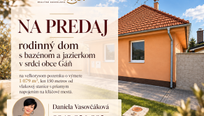 Dom s bazénom, jazierkom a nákladmi len 103€  - obec GÁŇ - fotografia 1