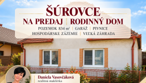 ŠÚROVCE – 5-izbový rodinný dom, pozemok 834 m² - fotografia 1