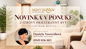 ***REZERVOVANÝ*** 60,41 m² | 2× KOMORA | 4. POSCHODIE - fotografia 1