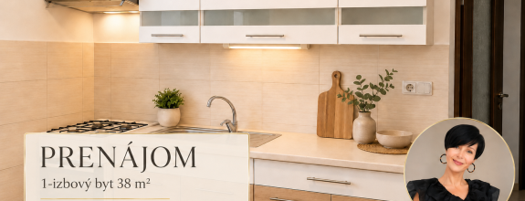 PRENÁJOM | 1-izbový byt 38 m² – Galanta, Štvrť SNP