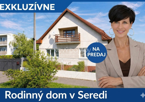 Exkluzívne: Rodinný dom v Seredi–pripravený na rekonštrukciu