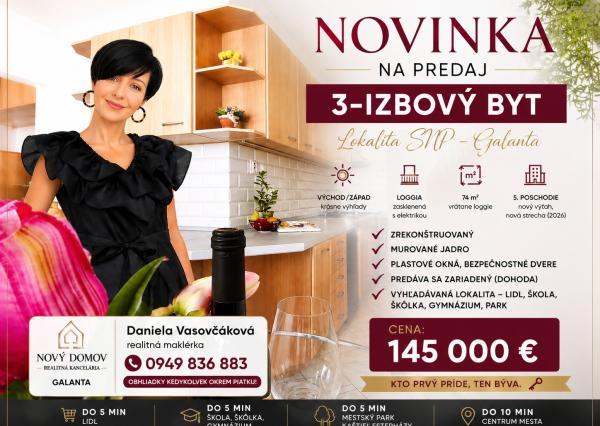 Pohoda a kľud: Váš nový 3-izbový domov priamo pri parku