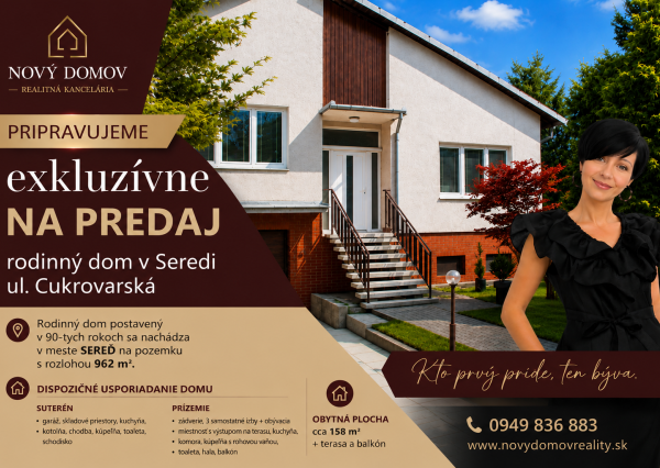 exkluzívne PRIPRAVUJEME do ponuky