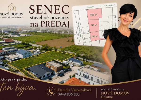 INVESTIČNÁ PRÍLEŽITOSŤ – 3 SUSEDIACE STAVEBNÉ POZEMKY
