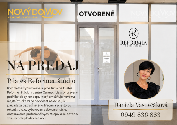 35000€ - zabehnutý biznis na okamžité pokračovanie v Galante