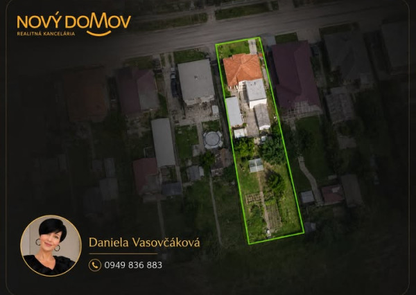 ŠÚROVCE – 5-izbový rodinný dom, pozemok 834 m²