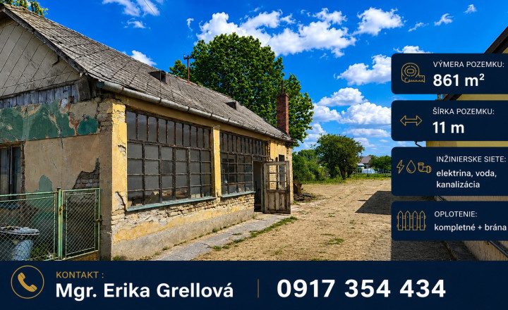 PRIPRAVENÝ STAVEBNÝ POZEMOK V OBCI KOŠÚTY – 861 m² - fotografia 2