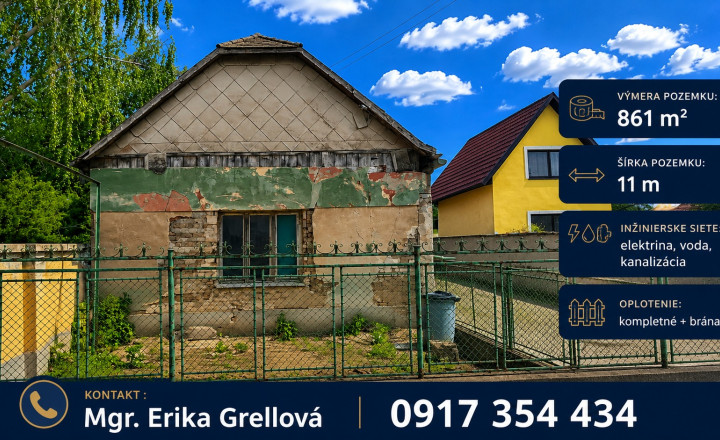 PRIPRAVENÝ STAVEBNÝ POZEMOK V OBCI KOŠÚTY – 861 m² - fotografia 3